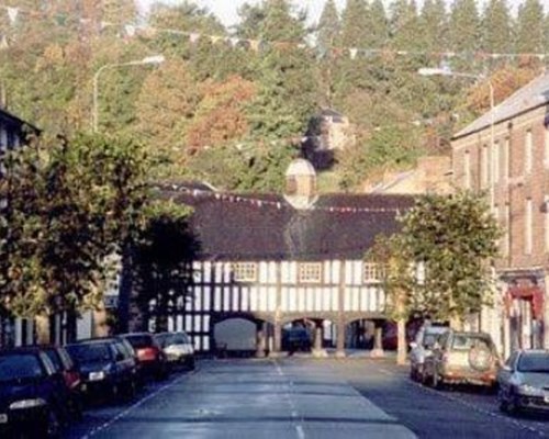 Church Lane in Llanidloes